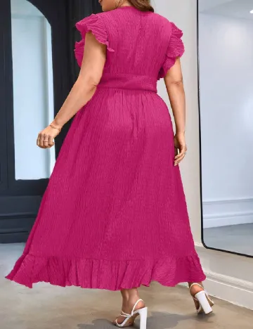 Rochie lunga SHEIN CURVE, roz