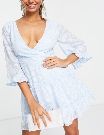 Rochie scurta Miss Selfridge, bleu