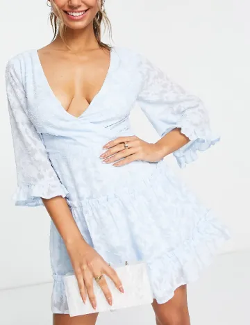 Rochie scurta Miss Selfridge, bleu