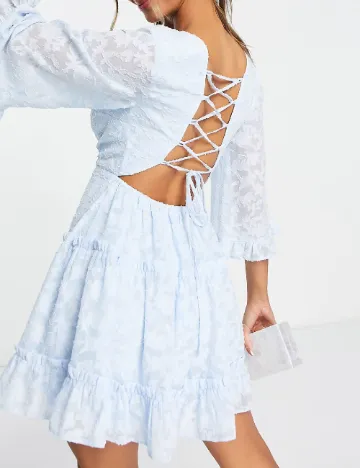 Rochie scurta Miss Selfridge, bleu