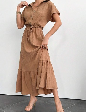 Rochie lunga SHEIN, maro