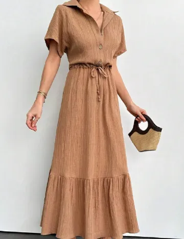 Rochie lunga SHEIN, maro