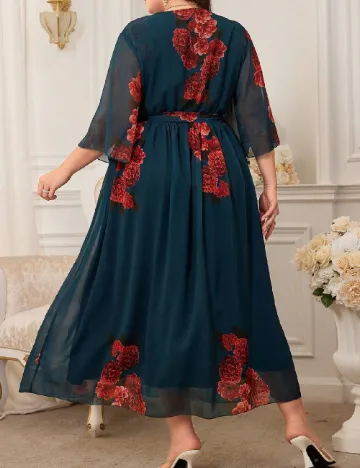 Rochie lunga SHEIN CURVE, albastru