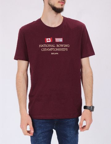 Tricou Reserved, visiniu
