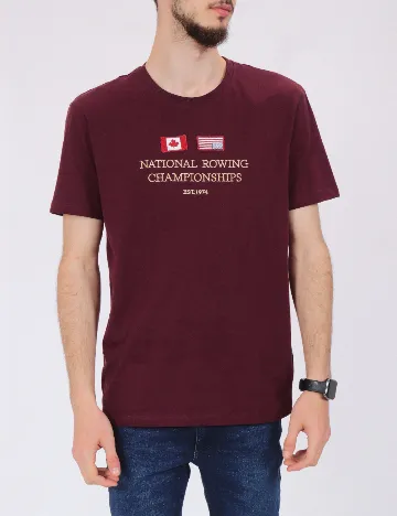 Tricou Reserved, visiniu