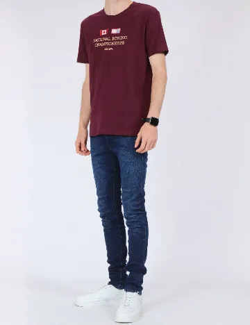Tricou Reserved, visiniu