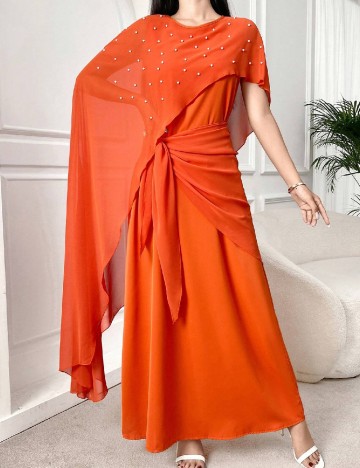 Rochie lunga SHEIN, portocaliu