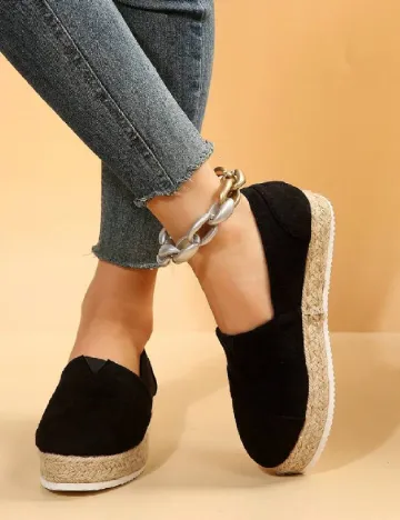 Espadrile SHEIN, negru