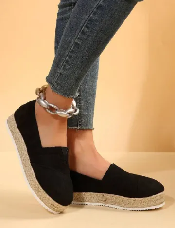 Espadrile SHEIN, negru