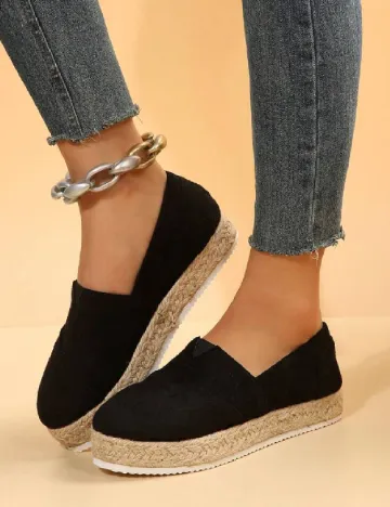 Espadrile SHEIN, negru