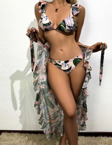 Costum de baie SHEIN, mix culori