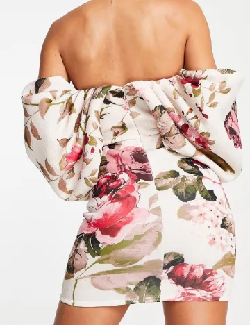 Rochie scurta ASOS, floral print