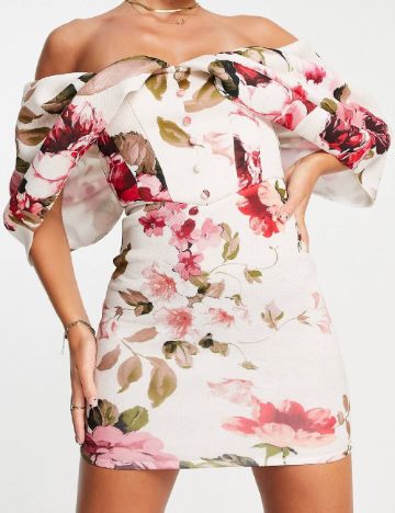 Rochie scurta ASOS, floral print