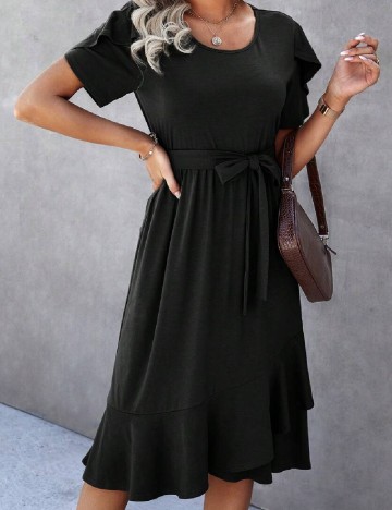 Rochie medie SHEIN, negru