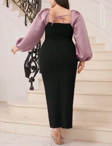 Rochie lunga SHEIN CURVE, negru