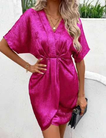 Rochie scurta SHEIN, magenta