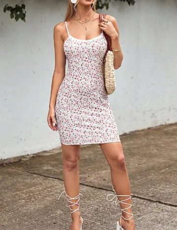 Rochie scurta SHEIN, floral print