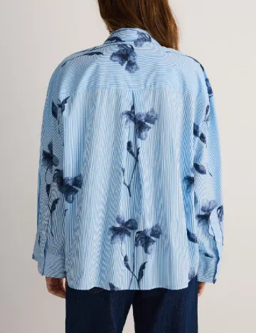 Camasa Oversize Reserved, albastru
