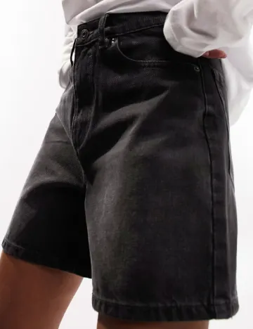 Pantaloni scurti ASOS, negru
