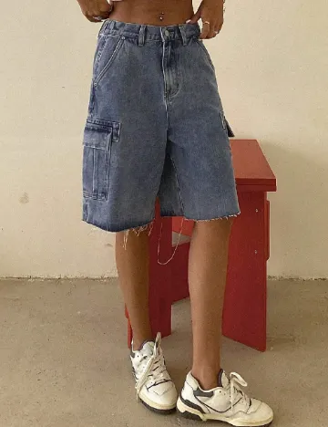 Pantaloni scurti Dazy, albastru