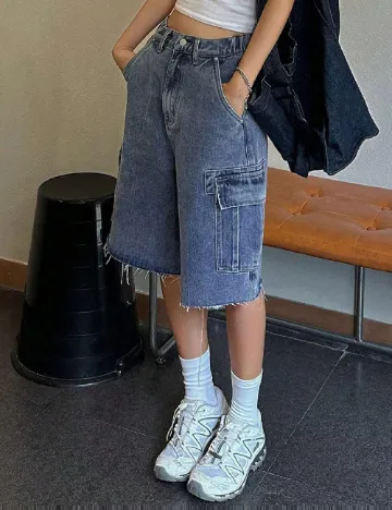Pantaloni scurti Dazy, albastru