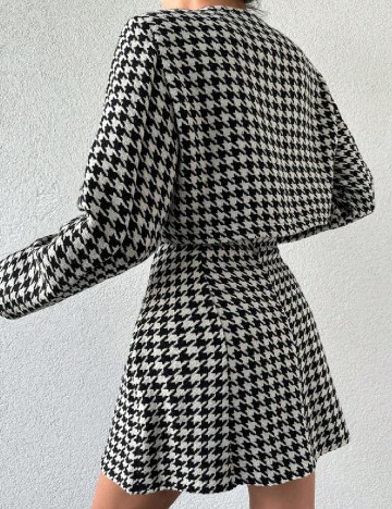 Compleu SHEIN, alb/negru