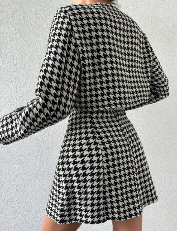 Compleu SHEIN, alb/negru