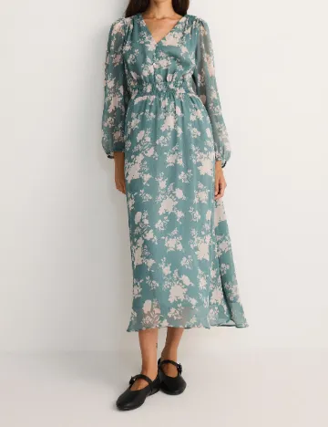 Rochie medie Reserved, turcoaz