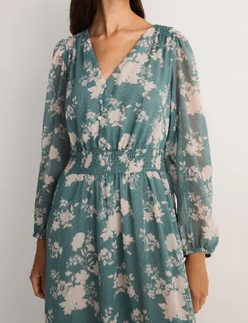 Rochie medie Reserved, turcoaz