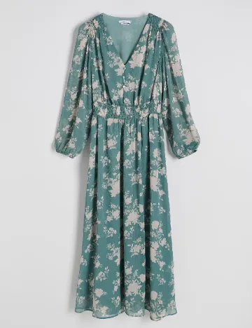 Rochie medie Reserved, turcoaz