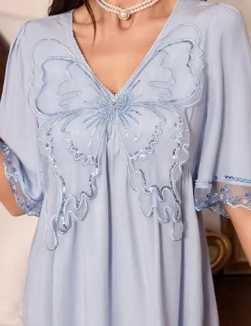 Pijama SHEIN, albastru