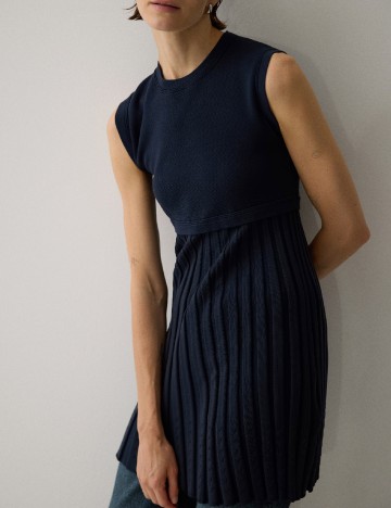Rochie scurta Reserved, bleumarin