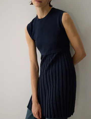 Rochie scurta Reserved, bleumarin