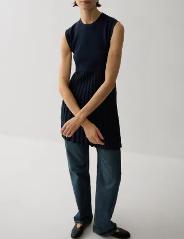 Rochie scurta Reserved, bleumarin