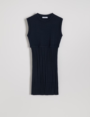 Rochie scurta Reserved, bleumarin