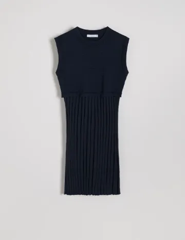 Rochie scurta Reserved, bleumarin