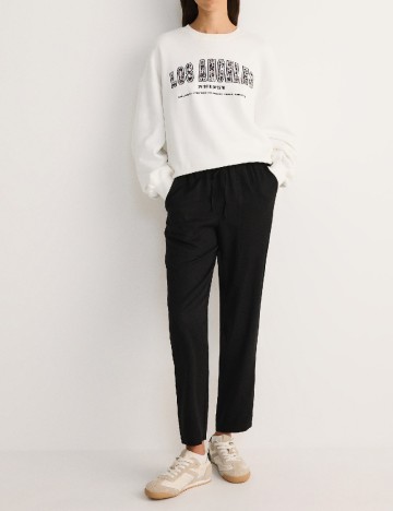 Pantaloni Reserved, negru