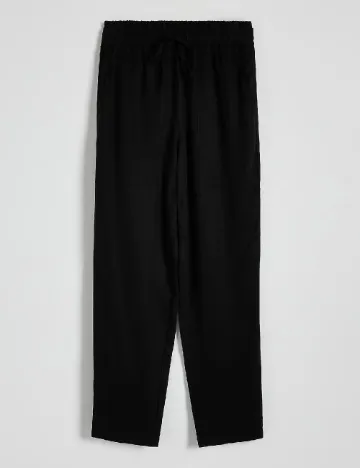 Pantaloni Reserved, negru