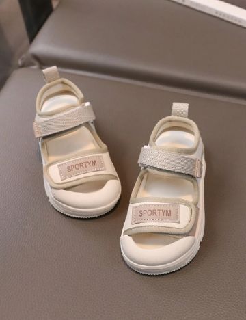 Sandale Shein Kids, crem