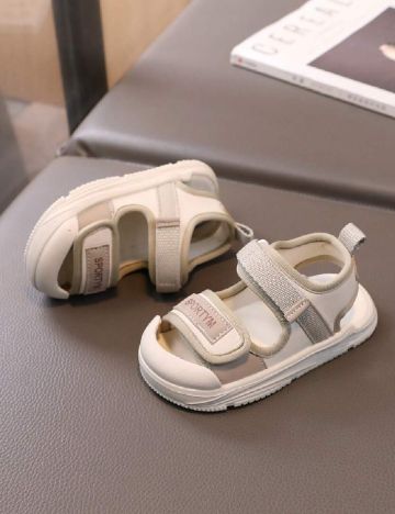 Sandale Shein Kids, crem