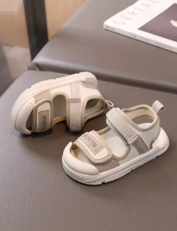 Sandale Shein Kids, crem