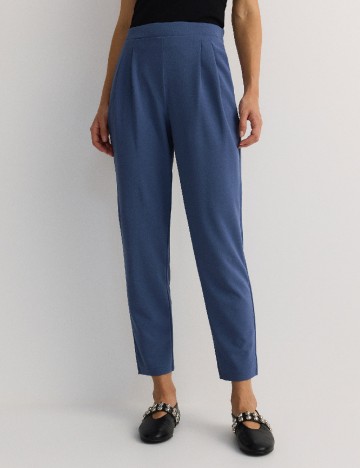 Pantaloni Reserved, albastru