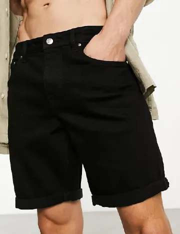 Pantaloni scurti ASOS, negru