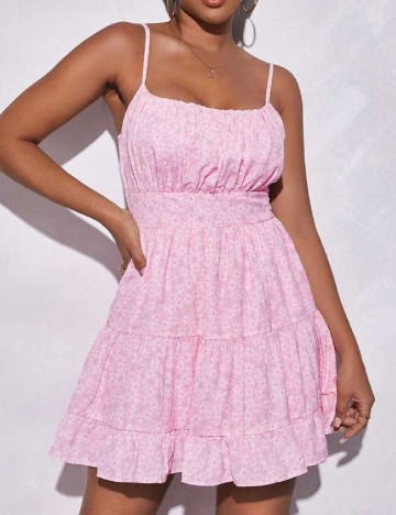 Rochie scurta SHEIN, roz
