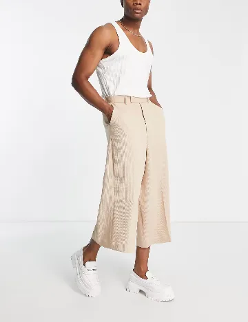 Pantaloni ASOS, crem Crem