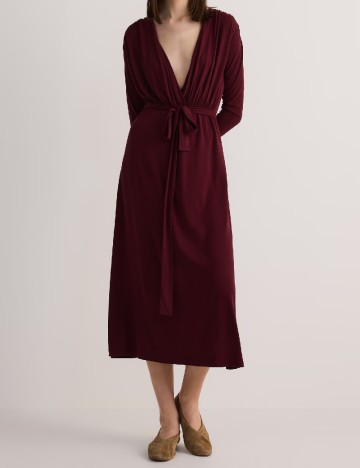 Rochie medie Reserved, visiniu