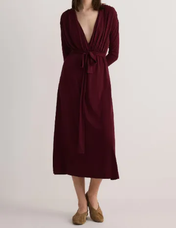 Rochie medie Reserved, visiniu