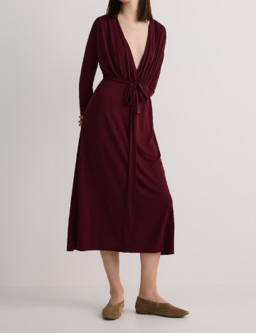 Rochie medie Reserved, visiniu