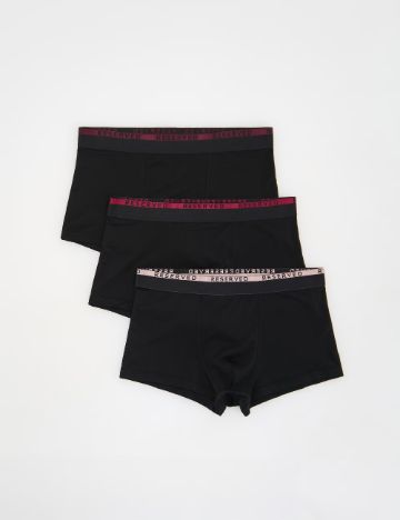 Set Boxeri 3 perechi Reserved, negru