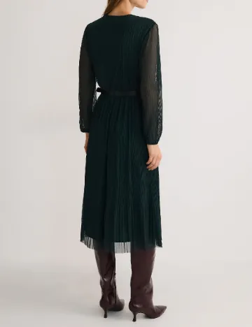 Rochie medie Reserved, verde inchis